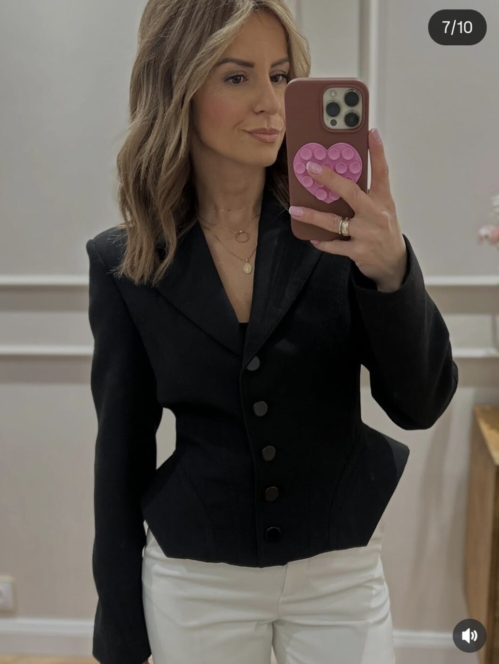 Zara crop blazer black size S
